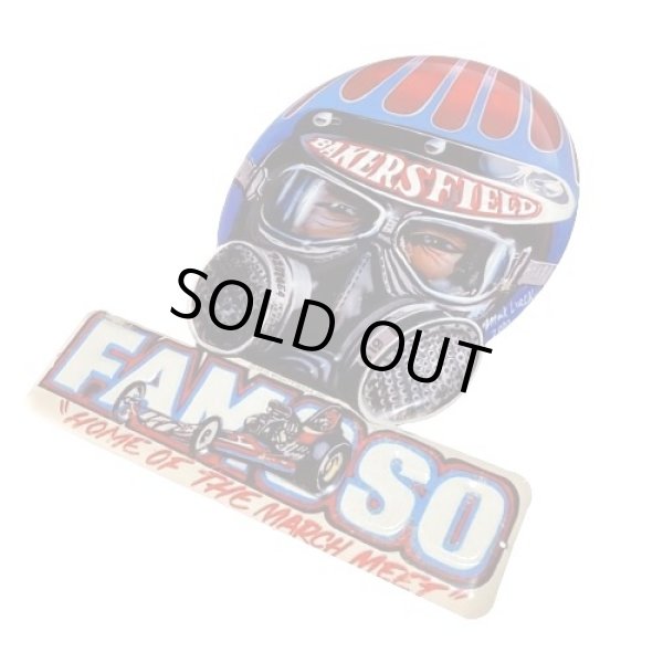 画像1:  BAKERSFIELD｜ヘルメット｜メタルエンボスプレート大 (1)