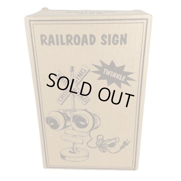 画像7: Rail Road Sign|ブラック|レールロードサイン (7)