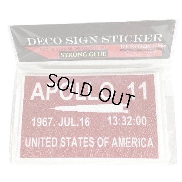 画像2: APOLLO11|DECO SIGN STICKER |立体シール ステッカー (2)