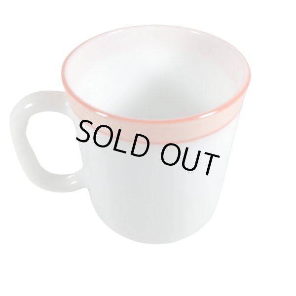 画像1: ミルクガラス|PEACH PUFF｜マグカップ (1)