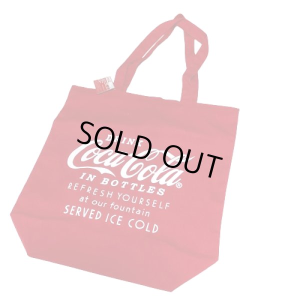 画像1: COCACOLA｜コカ・コーラ|レッド｜トートバッグ１ (1)