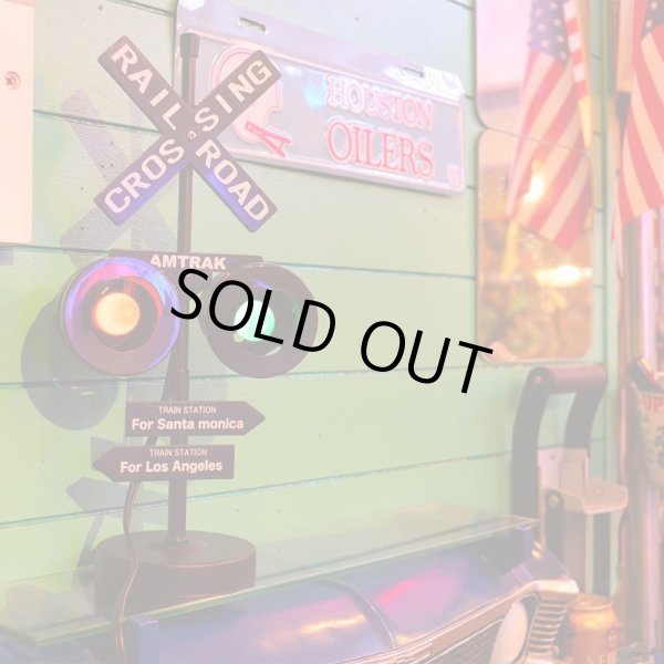 画像8: Rail Road Sign|ブラック|レールロードサイン (8)