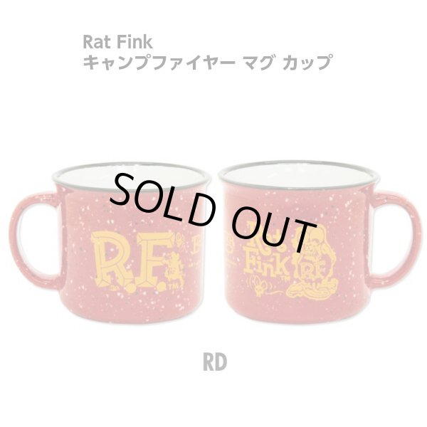 画像2: RATFINK ｜ラットフィンク|レッド｜マグカップ大 (2)
