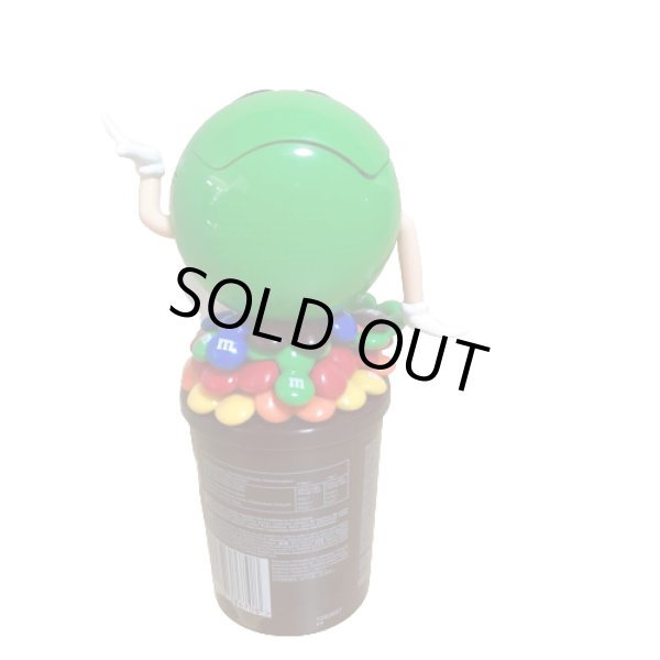画像2: エムアンドエム｜ｍ＆ｍ’ｓ|グリーン｜チョコディスペンサー小（中古） (2)