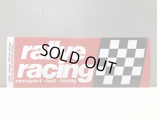 画像1: rallye racingレーシング|ステッカー (1)