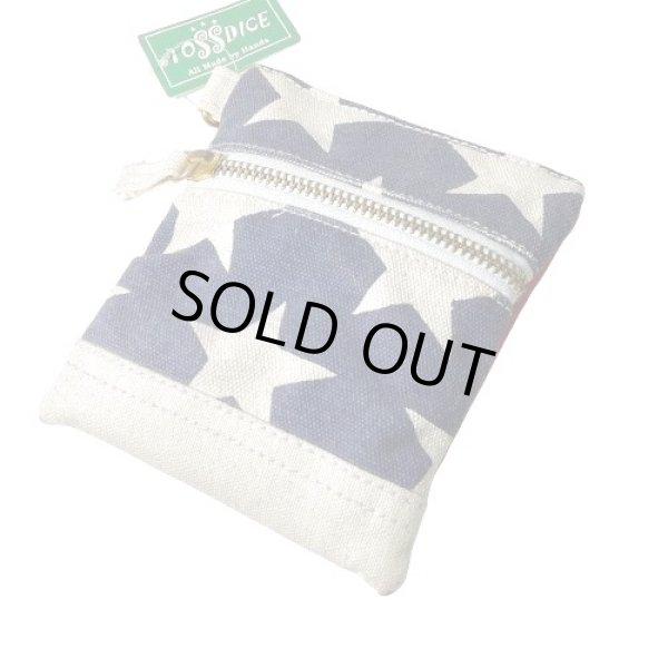 画像1: USA FLAG MINI  COIN PURSE | ミニクラッチ ポーチ コインケース (1)