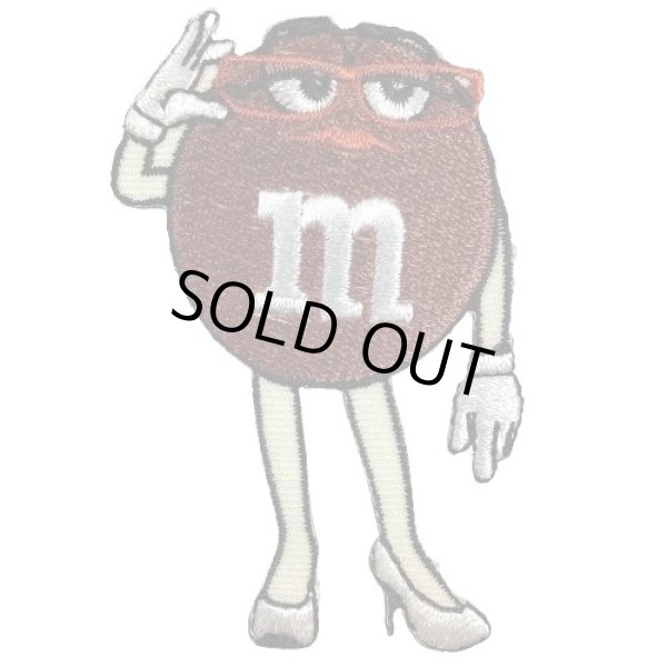 画像1: エムアンドエムズ｜ｍ＆ｍ’ｓ|ブラウン|ワッペン (1)