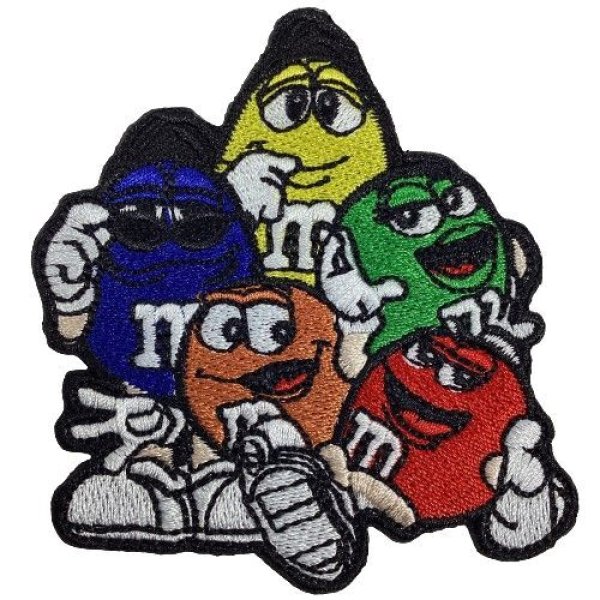 画像2: エムアンドエムズ｜ｍ＆ｍ’ｓ|全員集合|ワッペン (2)
