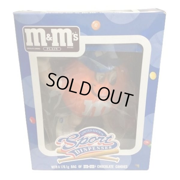 画像1: エムアンドエム｜ｍ＆ｍ’ｓ|オレンジ｜ベースボール｜箱付｜チョコディスペンサー２（中古） (1)