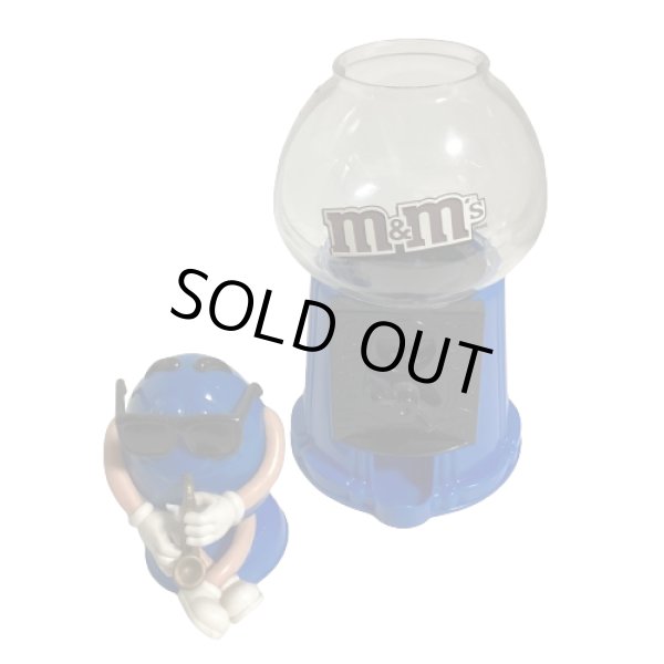 画像5: エムアンドエム｜ｍ＆ｍ’ｓ|ブルー|サックス｜ガチャガチャ|チョコディスペンサー（中古） (5)
