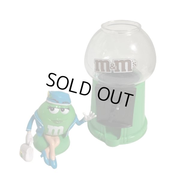 画像4: エムアンドエム｜ｍ＆ｍ’ｓ|グリーン｜ガチャガチャ|チョコディスペンサー（中古） (4)