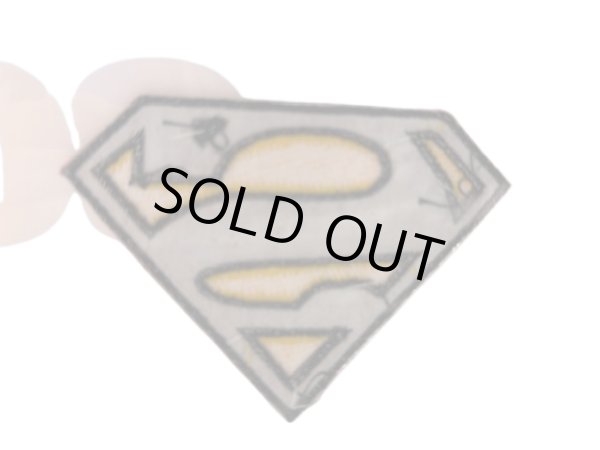 画像2: スーパーマン|ロゴ｜刺繍ワッペン (2)