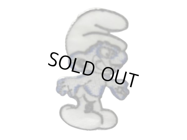 画像2: スマーフ｜グランピー・スマーフ|刺繍ワッペン (2)