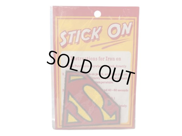 画像3: スーパーマン|ロゴ｜刺繍ワッペン (3)