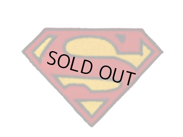 画像1: スーパーマン|ロゴ｜刺繍ワッペン (1)