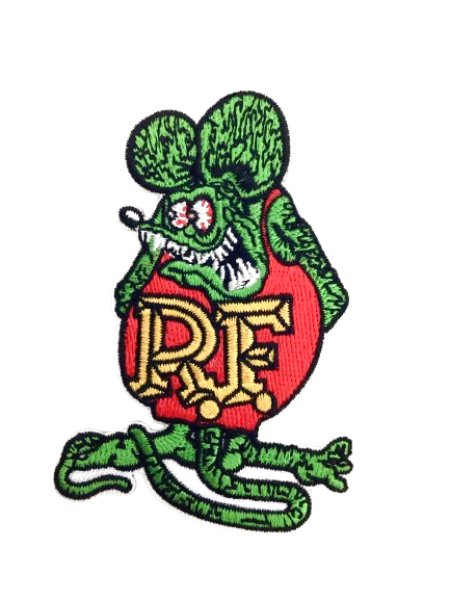 画像1: ラットフィンク|刺繡ワッペン (1)