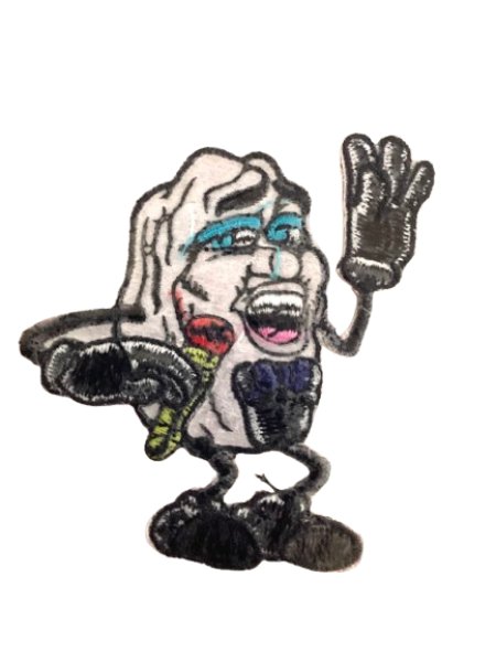 画像2: カリフォルニアレーズン|刺繍ワッペン (2)