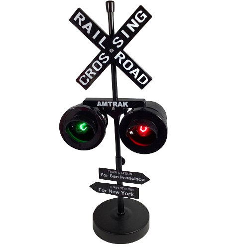 Rail Road Sign|ブラック｜レールロードサイン