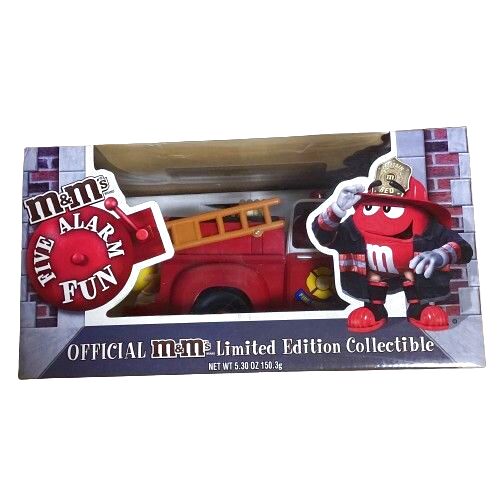 エムアンドエム｜ｍ＆ｍ’ｓ|レッド｜消防車｜箱付｜チョコディスペンサー（中古）